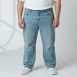 NWT Levi's 541 Athletic Taper Stretch Jeans Men'x 48x34 Light Wash Flex Stretch